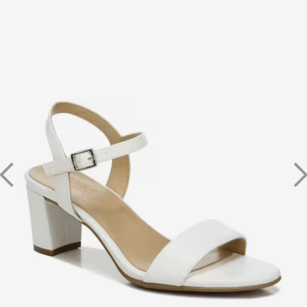Naturalizer White 2 inch heels